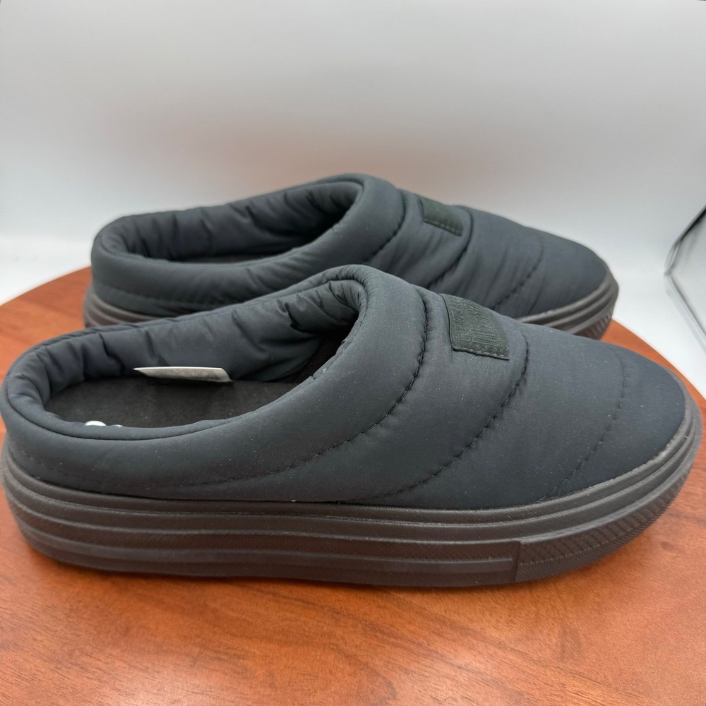 Converse‎ Chuck Taylor Elements Mule Slip On Black Quilted A13893C M8.5/W10